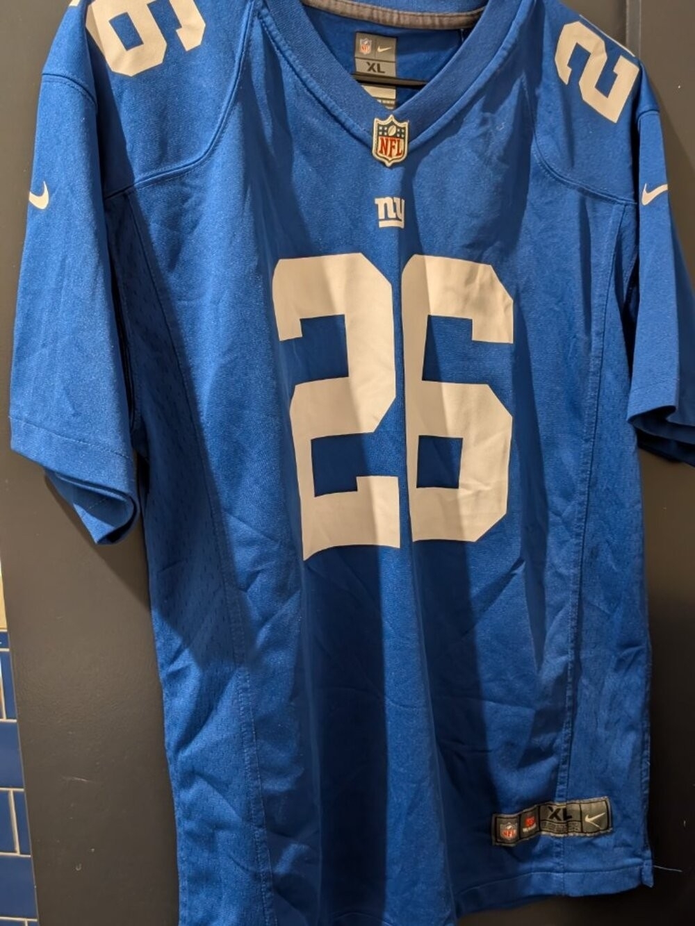 Saquon Barkley New York Giants #26 Jersey Child XL